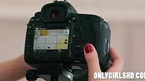 Anna Claire Clouds And Scarlett Alexis Feel Intense Passion Scissoring Before Italy Trip.