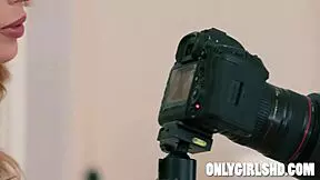 Anna Claire Clouds And Scarlett Alexis Feel Intense Passion Scissoring Before Italy Trip.