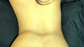 Look, 18yo Thai teen takes big white cock from behind hard