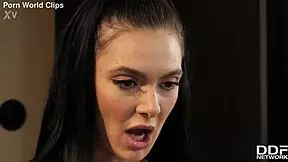 The babysitter gets pounded in a hardcore session with blowjob and glamour