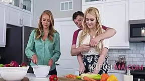 Mom And Sis Fucked In Laundry