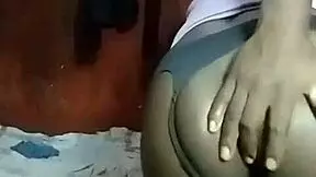 Horny Kenyan Crossdresser Stripping and Fingering Gaping Asshole