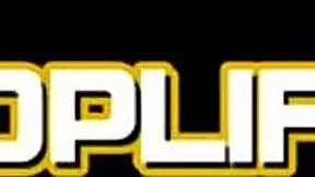 Skinny Teen Thief Ready to Blow Officer's Huge Cock?