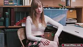 shoplifter caught getting deepthroat blowjob on floor 😈