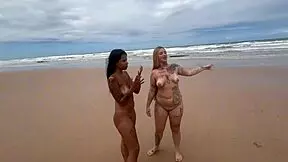 I love watching my latina teen friends fuck on the beach for nature