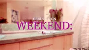 Teenie Marley Brinx and Kylie Nicole lick each other to orgasm