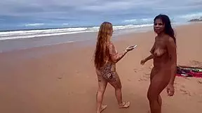 I love watching my latina teen friends fuck on the beach for nature
