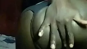 Horny Kenyan Crossdresser Stripping and Fingering Gaping Asshole