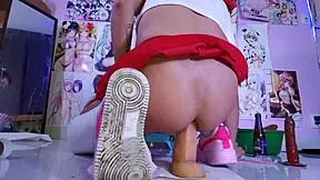 hey, check this anal training of a naughty cutie! 🍑