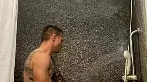 barbie gets naughty in the shower with a monster cock