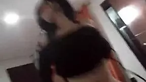 They slipped something to my hot step-cousin for her first time. She bends over for deep doggystyle action.