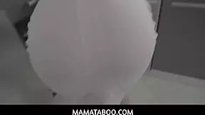 mamataboo - loving stepmom gia vendetti slurping her stepsons young 18+ big cock in the kitchen