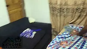 Teen babe begs to get fucked with her step mom together.