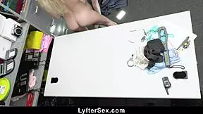 Two innocent teens caught shoplifting get dominated