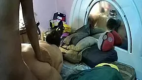 first time creampie with sexy mexican cousin in bedroom