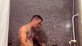 barbie gets naughty in the shower with a monster cock