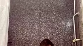 barbie gets naughty in the shower with a monster cock