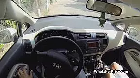 Picking Up Short Haired Blonde Cutie for Outdoor Hardcore Doggystyle Action on Cash Deal