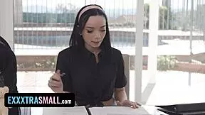 mad tutor spanks and fucks bratty student selina imai in new zealand classroom