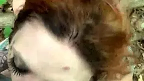 Nos pillaron en el bosque mientras ella rogaba por acción dura