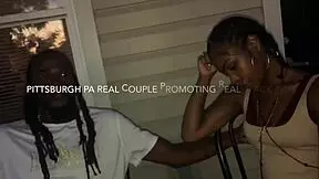 neighbor visits the teen couple in their amateur home