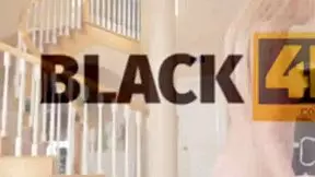 Black4k Cute Teen 18+ Sucks Huge Cock to Spite Her Rude Stepmom