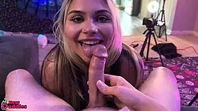 Hey, watch kaia martin give a sloppy pov blowjob with ahegao faces 😍