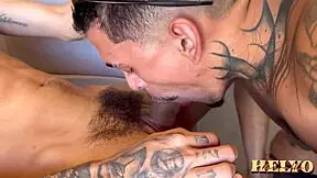 Can't Resist The Hot Delivery Guy With Tattoos And Bareback Fun