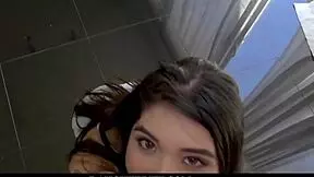 i'm kerry louise and i love getting cum at the gloryhole, feeling it on my tits and ass.