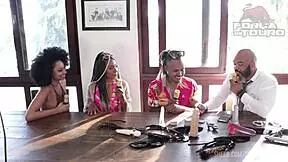 they're tackling big prejudice issues and even hooked up in public spots - casal black rj sheer red 🔥