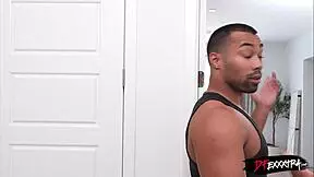 Feeling the intense emotions of double vaginal penetration with big cocks bent over