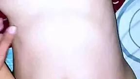 that glam teen is tugging cock after getting pounded hard, what do you think?