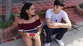 I called my stepbrother over for a visit but he doesn't know I want to fuck him and I'm so horny. He gives me oral and cums on my tits and in my mouth.