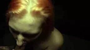 Shaved redhead moans as I penetrate her deeply