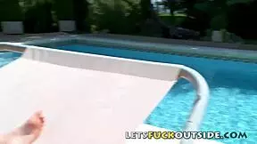 Lets Fuck Outside - Oiled-Up My Sun Bathing Petite Step Sister