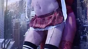 Brunette With Big Ass Fucks Hot Student In The Ass