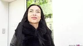 German scout picks up perfect latina teen 18+ caramella for casting fuck 😈