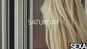 hey, check these lesbian beauties getting wild with kinky strap on games