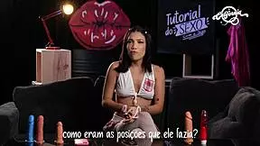 Brazilian shaved babe performs blowjob on young Asian lesbian pussy and ass.