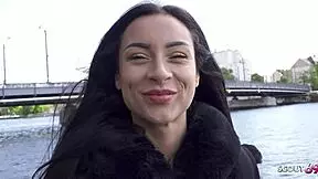 German scout picks up perfect latina teen 18+ caramella for casting fuck 😈