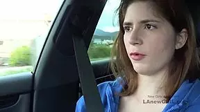 I'm nervous as a newbie on my first porn set