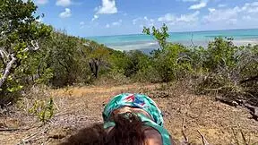 Outdoor anal sex on a northeastern beach, so wild!