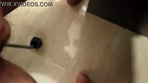 Young Guy Strokes Big Cock for Massive Cum Shot