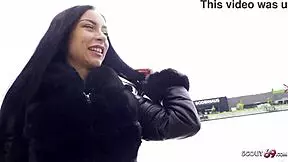 German scout picks up perfect latina teen 18+ caramella for casting fuck 😈