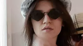 Fetish art filming behind the scenes with old man and young girl