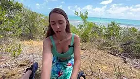 Outdoor anal sex on a northeastern beach, so wild!