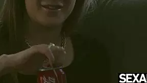 hey, check these lesbian beauties getting wild with kinky strap on games