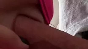 Blindfolded Aprill fucked from the back, a classic position