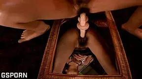 The beautiful Japanese girl with big tits engages in passionate fucking, aiming to fill her wet pussy with a hot creampie