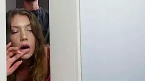 teen hides for secret fucking